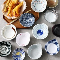 예쁜 일식 덴다시 손잡이 앞접시 일본 반찬 그릇, 36-언기 멜라민 덴다시 화이트, 1개