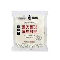 잇츠쿡 이탈리아 피자도우 9인치 110g*5 550g 피자만들기 재료 업소용 도우, 1개