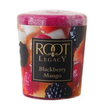 루트캔들 비즈 왁스 보티브 향초 60g Blackberry Mango, 1개