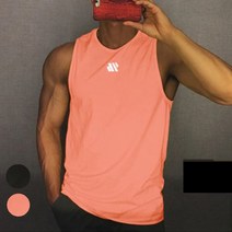 와우옴므 피지컬 슬리브리스 2종세트 남자 민소매 헬스 나시 운동복 남성 기능성 스포츠 무지