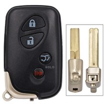 호환 자동차원격시동 원격시동경보기 3/4 버튼 원격 자동차 키 셸 케이스 주택 렉서스 IS250 GS430 LX570 R, 09 Type 4 Blade B