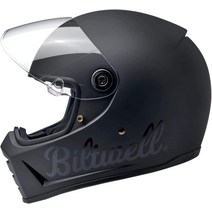 빌트웰 레인 스플리터 풀페이스 블랙, XS