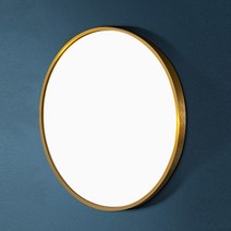 인뮤즈 인테리어 화장대 욕실 원형거울 400, 골드