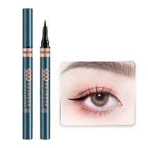 1PC Professional Ultimate Black 액상 아이 라이너 여성용 뷰티 툴 오래 지속되는 방수 속건성 마커 메이크업, [06] pink Purple