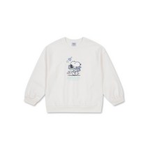 폴햄키즈 폴햄키즈 덕천점 23년 봄신상 여아 더블니트 스누피 콜라보 맨투맨 PKD1TR22103