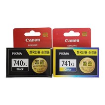 캐논 정품 잉크세트 PG-740XL + CL-741XL, 검정+컬러, 5세트
