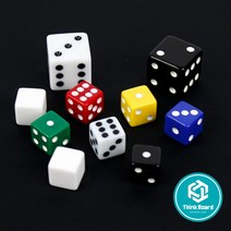 [씽크보드] 점 주사위 - 소형 (1.5cm), 초록