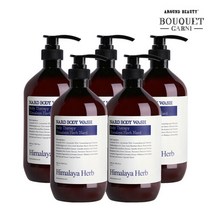 히말라야 허브 나드 라벤더머스크향 바디워시 900ml x5개, 단품없음