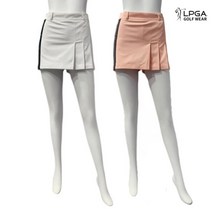 LPGA 골프웨어 여성 플리츠 3부 숏 치마 바지 212-810