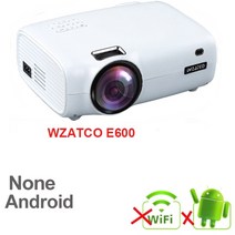 wzatco e600 android 10.0 wifi 스마트 휴대용 미니 led 프로젝터 지원 풀 hd 1080p 4k ac3 비디오 홈 시어터 비머 proyector, 협력사
