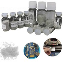 Sn63 Pb37 납 솔더 볼 병 25k/병 BGA 0.2-0.76MM IC 칩 BGA PCB 리볼링 마더보드 도구 1 개입, 10 0.4mm