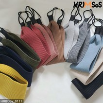 [크림소스] 골지 심플 반다나 머리띠 터번 와이드 고무줄 헤어밴드 (HRBDoy_0111)