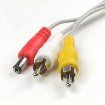나sks1t1_Coms CCTV 케이블 30m - 2RCA + DC 5.5 전원 회색 감시카메라 CCTV용품 CCVT 보안TV CCTV악세사리 CCTV부품♥cleann, ♥cleann!!