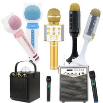 이지넷유비쿼터스 블루투스 무선 마이크 스피커 가정용 노래방 고음질 녹음 대용량 배터리, 01.P151C