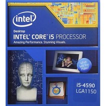 미국 Intel Core i5-4590 BX80646I54590 프로세서(6M 캐시 3.3GHz), CPU만