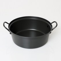 에브리 국산 블랙 경질 전골 냄비, 24cm, 국수