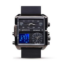 바보사랑 남자 스퀘어 고급스런 클래식 캐주얼 손목 시계.옷자락(무료배송)