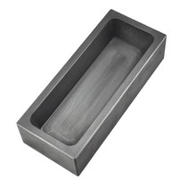QDY 비철 금속을 위한 까만 직사각형 녹는 주물, 160x50x38mm, 검정, 설명한대로