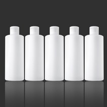 27리빙 여행용 화장품 공병 말랑한 pe원터치캡 200ml, 화이트, 5개