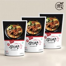 김가네 식탁 해썹인증 감자탕 1.2kgX3팩+겨자소스 증정 국내산 돈등뼈