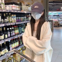 한소희 후드 후드집업 우유 스웨터 스포츠 재킷 과 카디건 특대