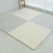 잇츠올 층간소음 셀프시공 퍼즐매트, 100x100x3cm(1장)크림, 크림