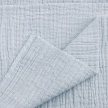 패브릭샵 대폭요루이중거즈 바이오워싱 5컬러, 블루