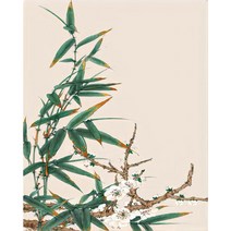 보석십자수 사군자 매화 난초 국화 대나무 매란국죽 행복 재물 풍수 수묵화 동양화 큐빅가득그림 집들이 개업선물 새로운 취미생활 구슬 비즈 DIY키트 액자없음 15종, 사군자수묵화십자수02, 30*40cm