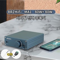 블루투스앰프 80W 디지털 인피니온 19V 파워 하이파이 앰프 사운드 스피커 패시브 DC15 스테레오 2, 03=GraywithUSPlug