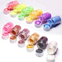 레진공예 레진아트 고운 조색 글리터 10g 12color, 실버