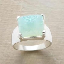 옥가락지 비취 반지 자개 옥 불교 한복 혼주