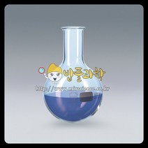 (밥풀)둥근바닥플라스크(DURAN PYREX) 1000ml/KSIC-4422