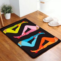 하이모닝 미국 수출용 조나단 애들러 타이거 매트 욕실 거실 티 테이블 침실 침대 카펫, 80x120cm_하이힐