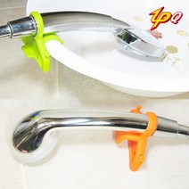 업큐 실리콘 샤워기 홀더 걸이 거치대 욕실 헤드 유아 애견 강아지 고양이 용품, 핑크, 2개