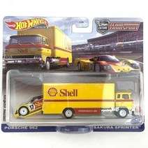 핫휠즈 프리미엄 자동차 팀 수송 다이캐스트 1:64 벤츠 닛산 포드 도요타 차량 트럭 모델 어린이 장난감 남아 선물, 45
