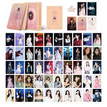 2023 케이팝 아이돌 포토카드 KPOP 새 앨범 IU 2022 시즌 인사 로모 카드 엽서 이지은 사진 팬 선물 55 개/세트, [01] IU-1