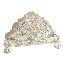 Table Napkin Case Tissue Holder Hotel Napkins Rack Stand Metal Art Craft Making House Decor Desktop, [02] silver