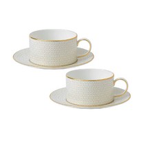 웨지우드 아리스 커피잔 2인조 (화이트), 단일속성, 없음
