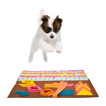 앤더라인 강아지 후각 훈련 노즈워크 패드_브라운, 상세페이지 참조