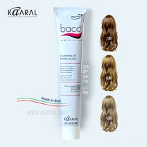 바코 염색약 100ml 황금빛 골드염색 밝은갈색 (산화제포함) 미용실정품, 7.85 약간밝은자주빛암갈색