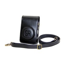 [GL] RICOH 리코 GR/GR2/GR3 카메라 케이스 [블랙] [브라운] [다크 브라운], 블랙