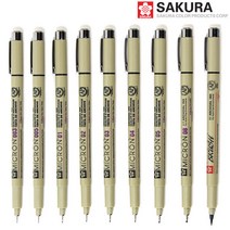 [사쿠라] 피그마마이크론 중성펜 흑색 XSDK - 종류선택, MICRON-05