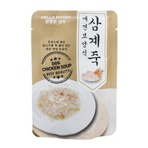 헬로도기 참좋은간식 애견보양식 삼계죽 80g 강아지간식