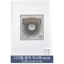 ICM 디지털 원격 지시부 /난방 지시부/유량계 지시부, 난방 지시부