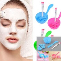 마스크팩 만들기 자제 세트 파랑색 화장품재료 마스크팩DIY 천연화장품만들기, 노랑색