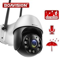 1080P 보안 카메라 실외 AI Auto 추적 2.4G 와이파이 홈 Surveillance 카메라 Two Way Audio Full Color 150ft IR 나이트비전, One Size, 2MP No