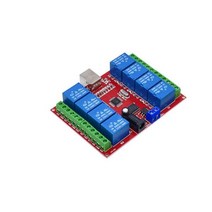 스마트 칠판 초등학생 선물 새학기 스케치북 5V 12V 1 2 4 8 채널 릴레이 모듈 USB 제어 스위치 보드 프로그래밍 가능한 컴퓨터 WIN7 XP 32 비트 홈, 5V 8 Channel