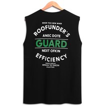 탑보이 가드 프린팅 오버핏 민소매나시 (SI003)