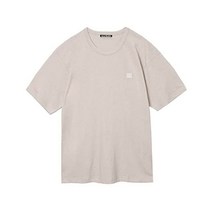 아크네 스튜디오 반팔티 반팔 티셔츠 크루넥 티셔츠 Nash Face (오트밀베이지 XS), XS, 오트밀 멜란지
