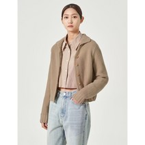 에잇세컨즈 조직감 칼라넥 카디건 베이지 (32325AEY2A)